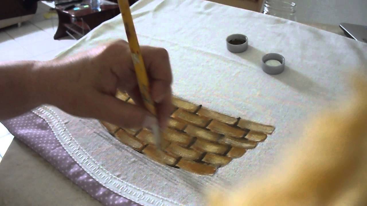 Pintando cesta com Sorayacarneiro artes