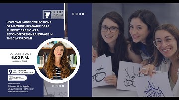 How Can Large Collections of Machine-Readable Data Support Arabic as a 2ed Language in the Classroom
