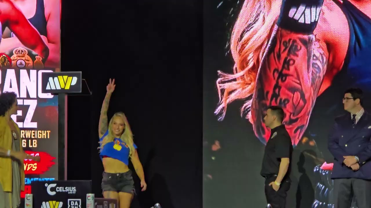 EBANIE BRIDGES VS ALEXIS ARAIZA WEIGH-IN