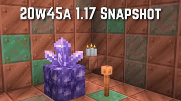 20w45a | First 1.17 Snapshot | Caves and Cliffs