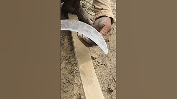 Traditional Sharpening of Sickle #shorts