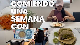 Comiendo una semana con 25 pesos, ¿Me sobró dinero?  #reto