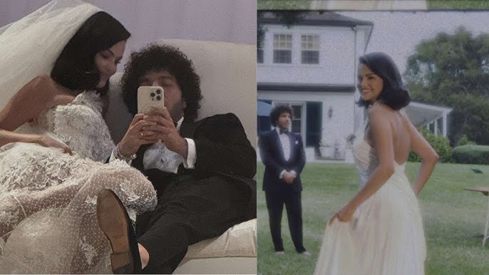 Selena Gomez's 2nd Wedding Dress with Benny Blanco - YouTube