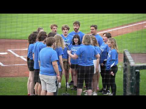 Williamsville South High School Swing Choir Singing National Anthems at Sahlen Field 6/2/2023