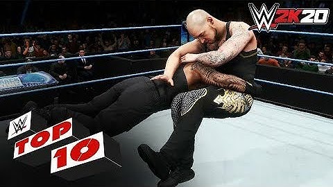 Top 20 Most realistic Move animations in WWE 2K20