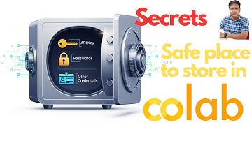 API-sleutels en wachtwoorden veilig opslaan in Google Colab (geheimen uitgelegd) #colab