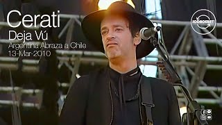 Video thumbnail of "Gustavo Cerati - Deja Vú (Arg. Abraza a Chile. Av. Figueroa Alcorta y Pampa. 13.Mar.2010.) 60 fps IA"