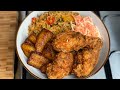 Let’s Cook With Me || COCONUT FRIED CHICKEN || GREEN SEASONING RICE || TERRI-ANN’S KITCHEN