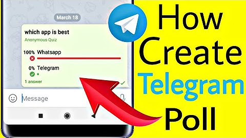 How to Create Poll in Telegram Group || Make a Poll Questions on Your Channel