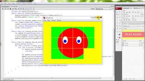 membuat game sliding puzzle di flash AS3 part 2