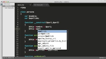 PHP orientado a objetos - constructor