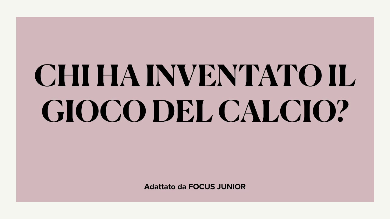 Chi ha inventato il gioco del