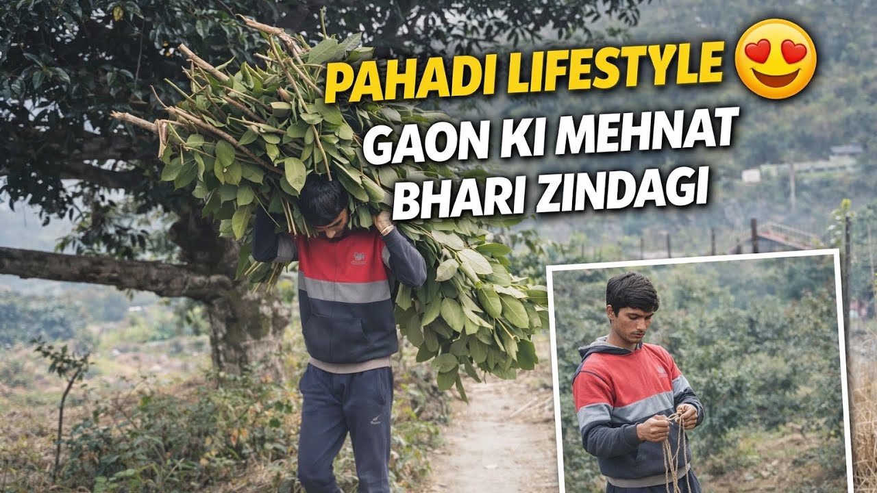 👉 Pahadi Lifestyle 😍 | Gaon Ki Asli Zindagi | Daily Village Life Vlog👉 Ek Din Pahad Mein 🏔️ 