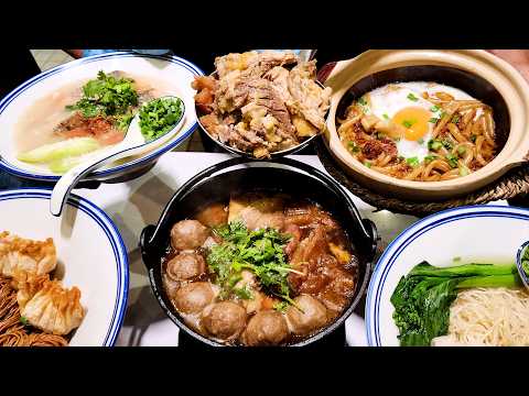 최고의 고기 국수! 대왕 소고기찜, 정통 고기 국수, 뚝배기 볶음국수, 만두 국수, Best Beef Noodles! Giant braised beef, Meat noodles