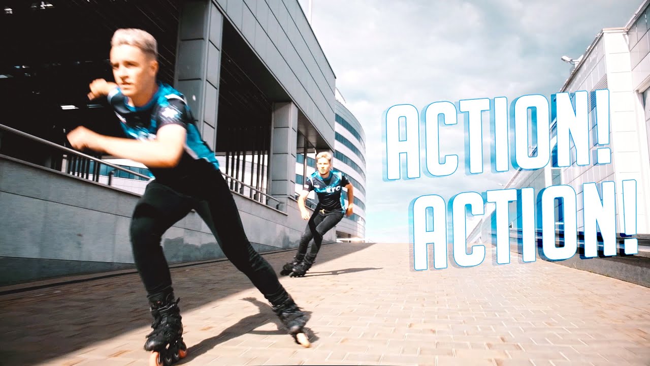 FREERIDE SLALOM SLIDES TRICKS ON INLINE SKATES MICRO DELTA F - YouTube