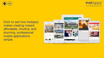Instappy: Build fully native applications for iOS and Android instantly with Instappy app builder