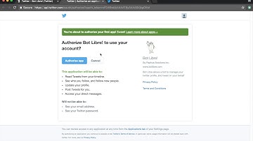 How to create a chat bot for Twitter