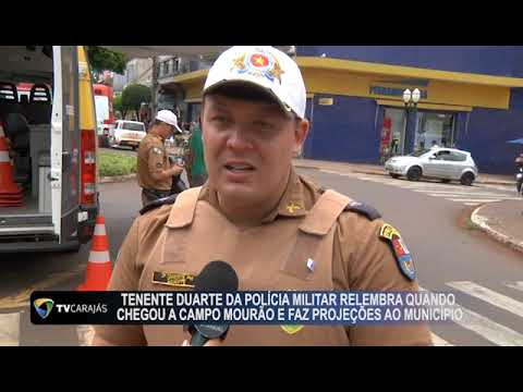 Tenente Marco Aurélio Duarte da PM relembra quando chegou a C.Mourão e faz projeções ao Município