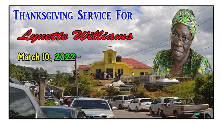 Hd Video Lynette Williams Thanksgiving Service Mar...