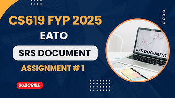 CS619 Final Year Project | Eato | SRS Document | Fall 2025