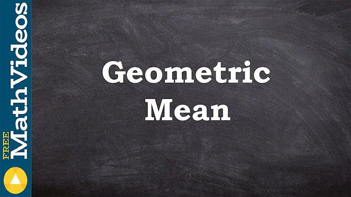 Why is it called geometric mean? (2023)