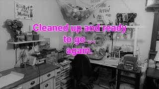 Craft Room Drama | Cleaning it up | Quick Craftroom Tour   #craftroomtour #craftroomcleanup #cleanup