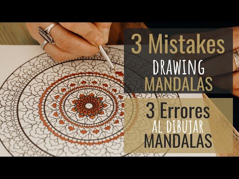 3 Errores Básicos al Dibujar Mandalas
