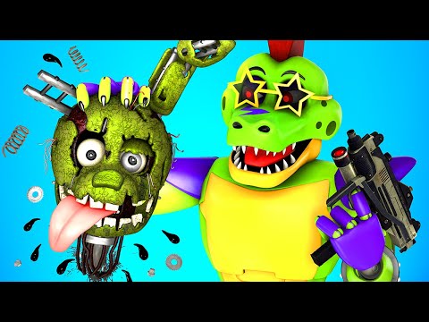 MONTY É O FREDDY E SALVA O GREGORY DO SPRINGTRAP !! │ Five nights