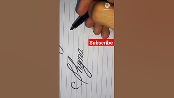 Shyna thusso name in cursive writing hand writing calligraphy