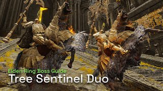 How To Defeat Tree Sentinel Duo - Elden Ring Boss Gameplay Guide