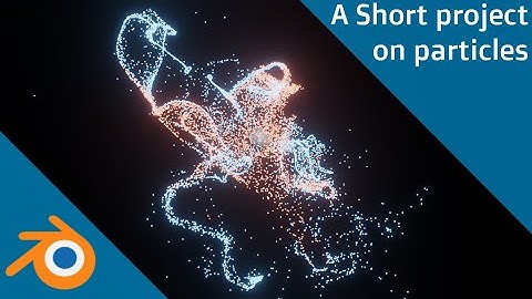 A short project on particles | tutorial video | Blender 2.8