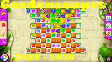 Gardenscapes Level 1626 - 1630 HD Walkthrough | 3 - match game | gameplay | android | ios | pc | app