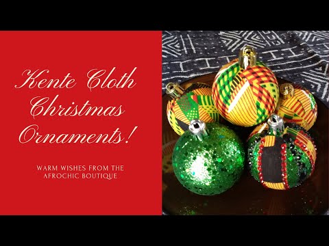 African Home Décor TV | Season 2: Kente Cloth Christmas Ornament