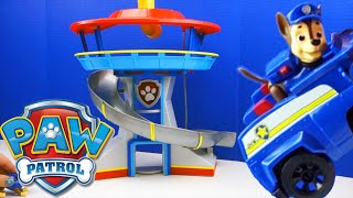 Paw Patrol Lookout Tower Playset Chase Police Cruiser Nickelodeon Nick Jr.