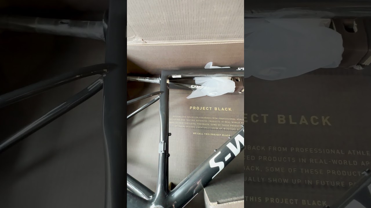 Specialized S-Works Tarmac SL8 Project Black Unboxing