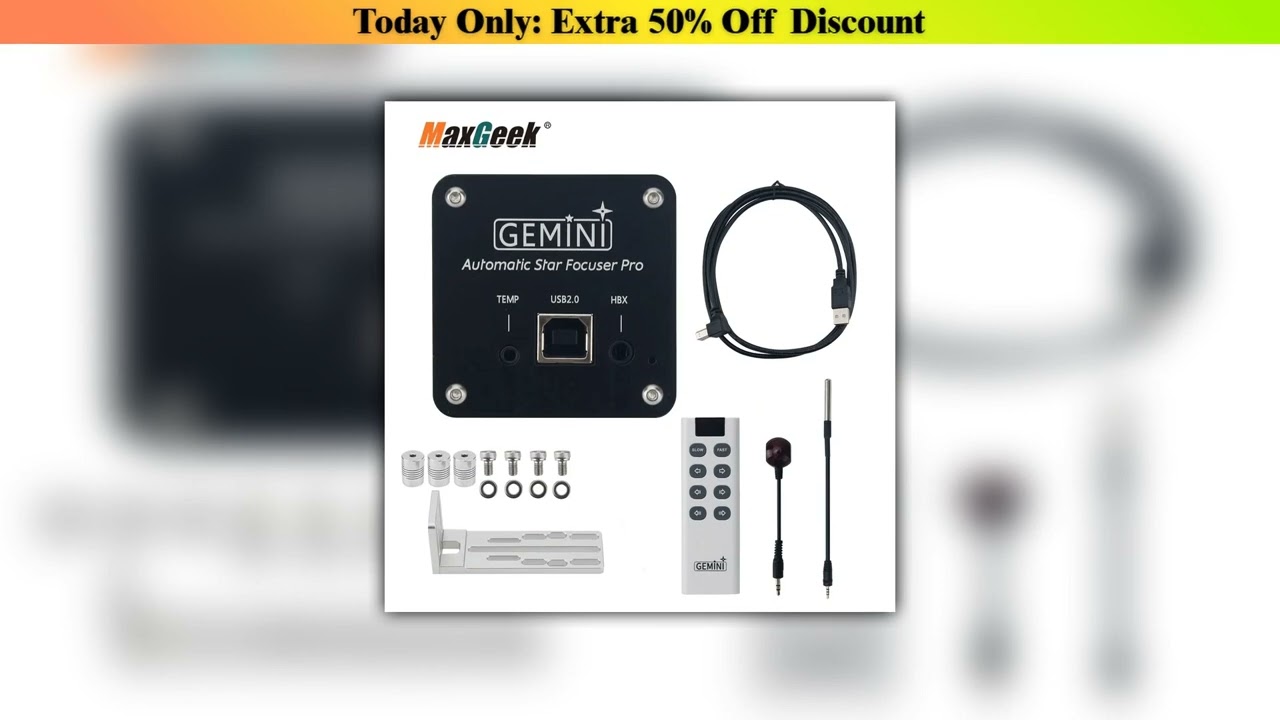 Editor’s Choice NEW GEMINI EAF Automatic Star Focuser Pro Electric Auto Focusing for Astronomical D