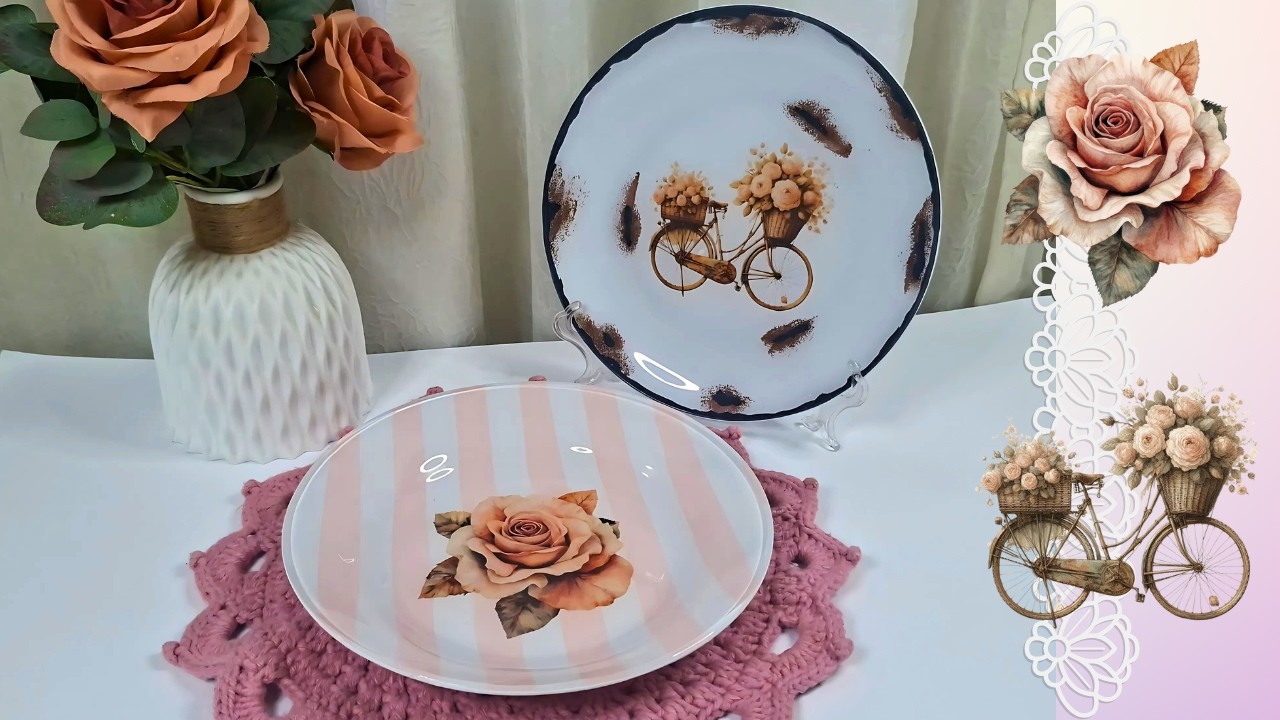 Pratos - 2 DIYS Lindos e Econômicos. 😍