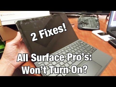 All Surface Pros: Wont&rsquo;t Turn On or Wake Up, Black Screen? 2 Fixes