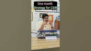 One Month Strategy for CSIR | By Virendra Singh | CSIR | GATE | DBT | ICMR #csir #icmr #jrf #gate