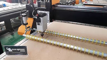 1325 cnc machine with press roller working video