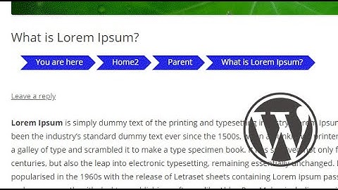 Hide breadcrumb on archives