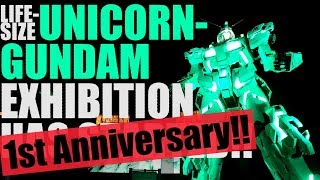 【歓声と拍手】祝一周年お台場ユニコーンガンダム公開初日の様子をプレイバックodaiba  lifesize UNICORN GUNDAM