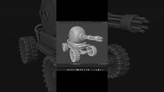 War Machine KS01 (WIP #hardsurface #blender