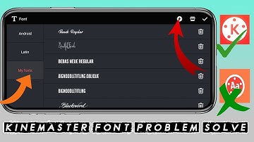 Kinemaster me font Add kaise kare|How to add custom font in Kinemaster|new version update Kinemaster