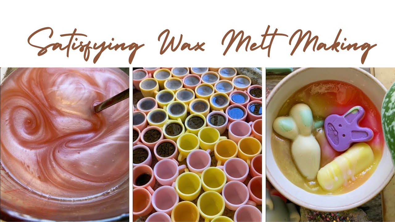 Satisfying Wax Melt Making Compilation Video Created by The Starlit Corner