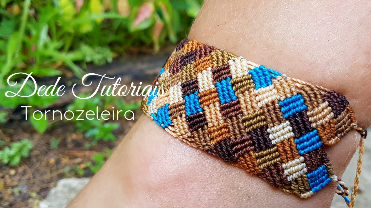 Dede Tutoriais | Como fazer tornozeleira grossa 