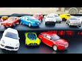 TOY CARS drive inside REAL CARS