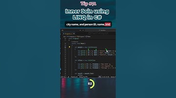 Inner Join using LINQ in C# Tip #71