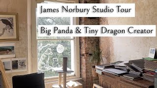 James Norbury Studio Tour - The creator of Big Panda & Tiny Dragon