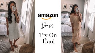 Amazon dress try-on haul